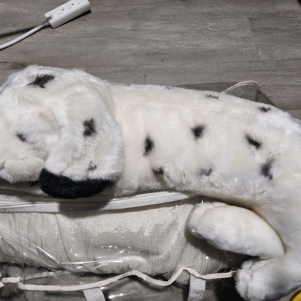 Cute sleeping bag with detachable puppy